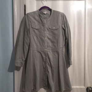 Gap corduroy shirt dress